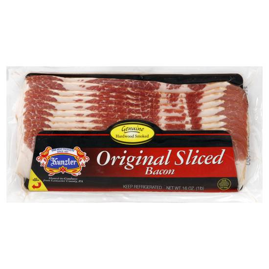 Kunzler Original Sliced Bacon (16 oz)