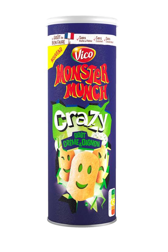 Vico - Monster munch crazy chips de tuiles (crème - oignon)