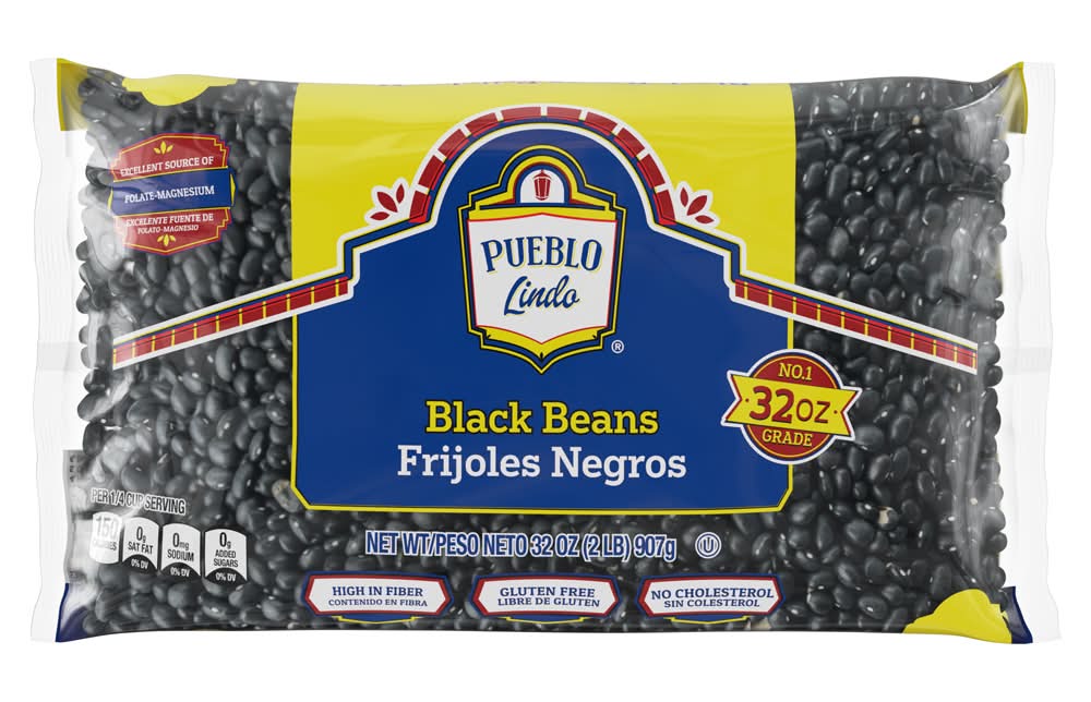 Pueblo Lindo Black Beans (32 oz)