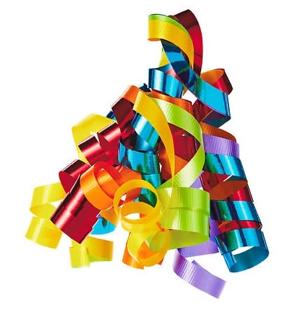 Hallmark Bright Colors Curly Ribbon Gift Bow