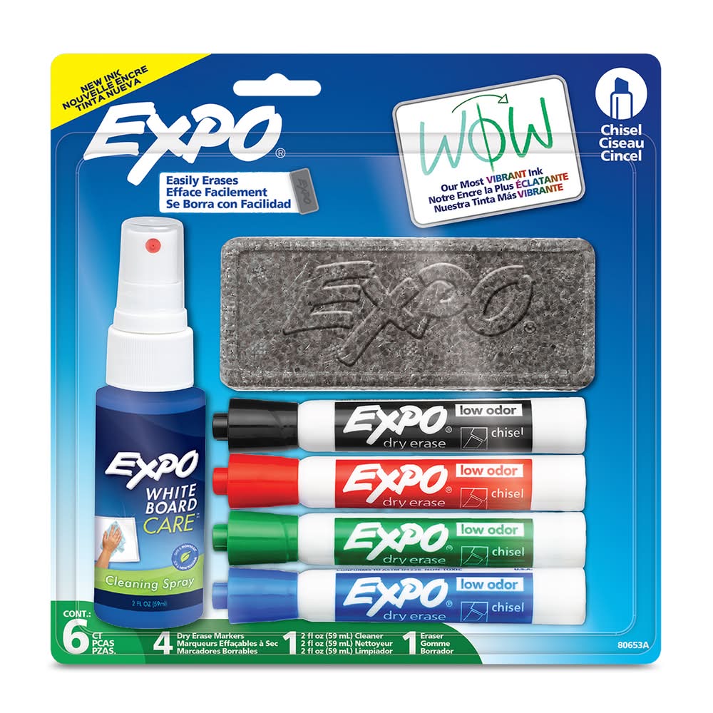 Expo · Set de marcadores para pizarrón blanco (120 g)
