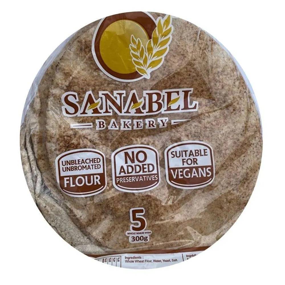 Sanabel Whole Wheat Pita (300 g, 5 ct)