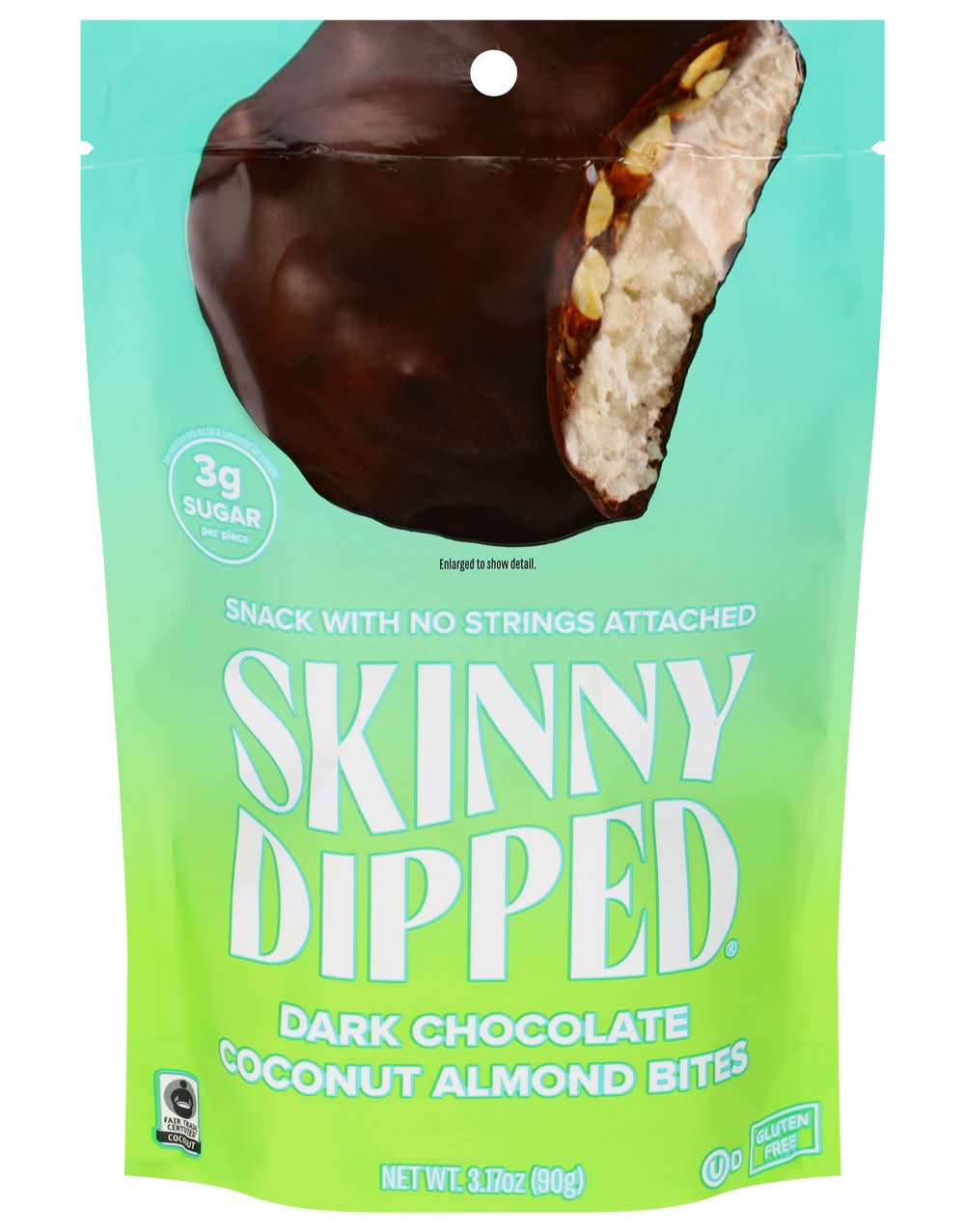 Skinny Dipped Dark Chocolate Coconut Almond Bites (6 x 0.53 oz)
