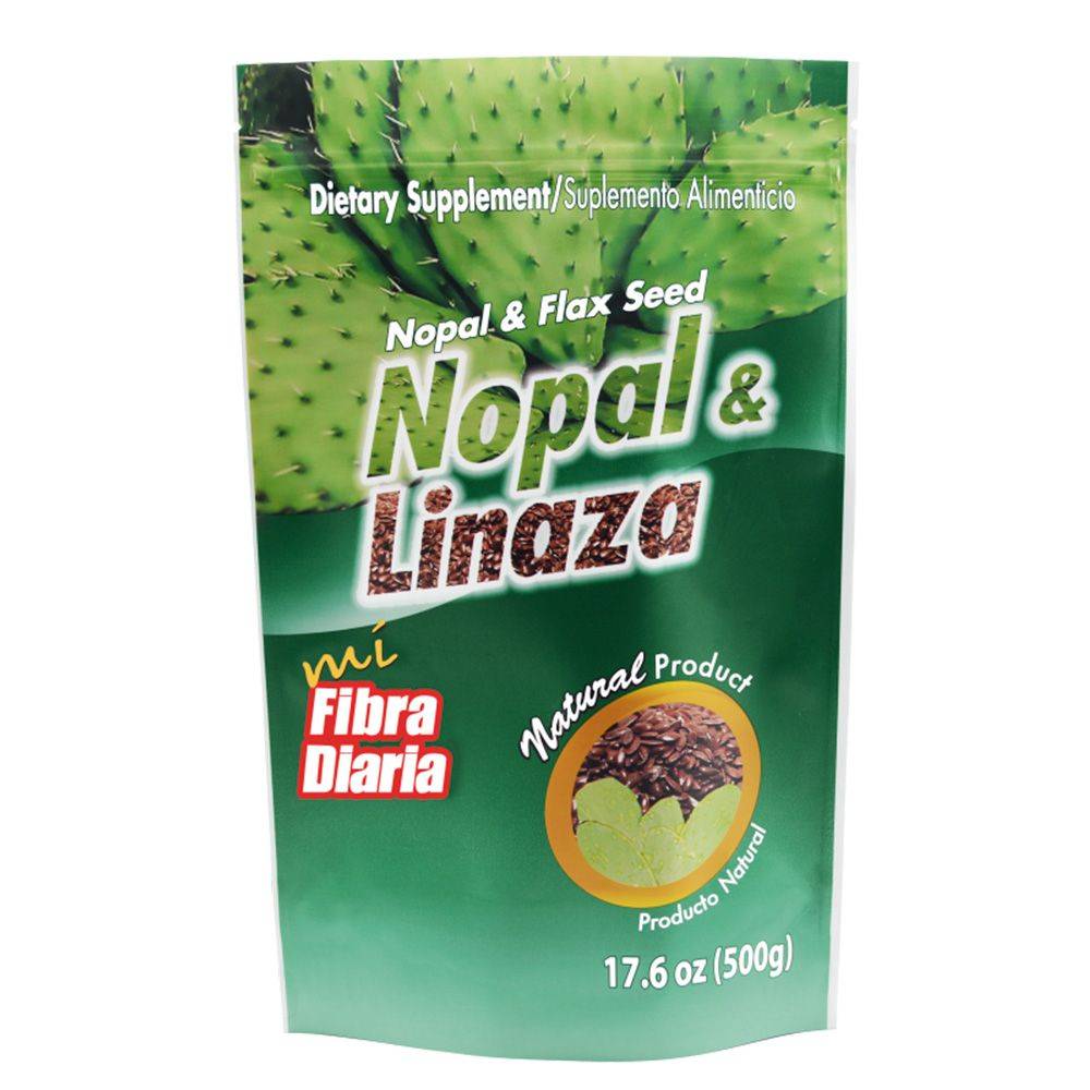 Mi Fibra Diaria · Nopal con linaza polvo (500 g)