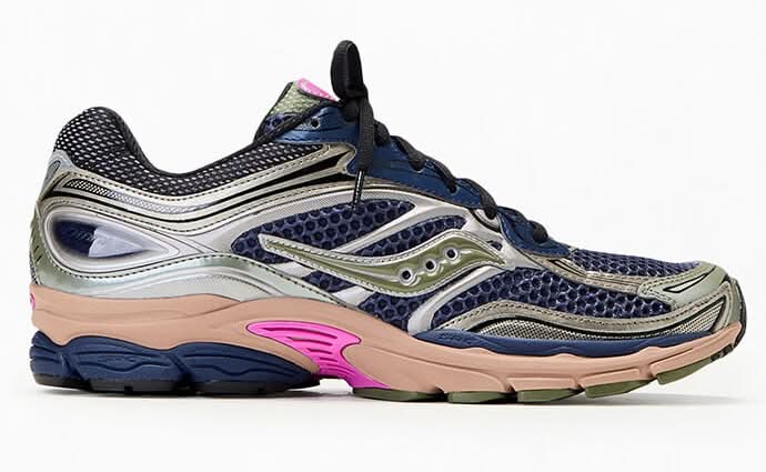 Saucony & Blue Progrid Omni 9 Shoes Black/Blue 11