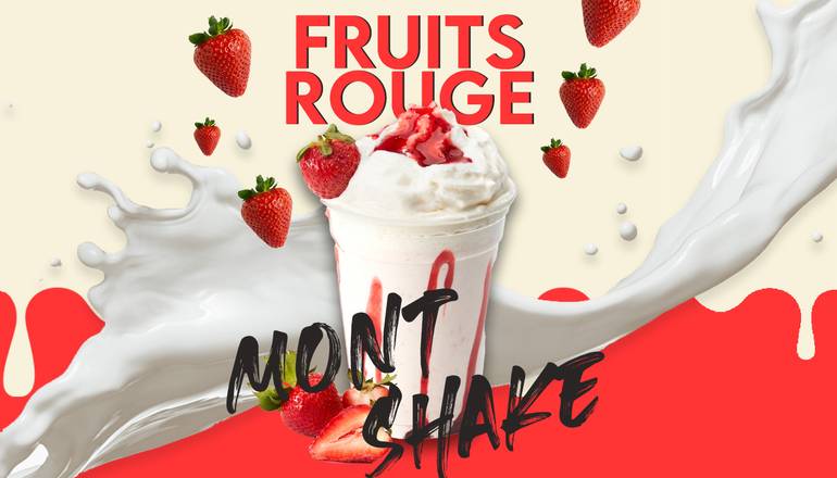 Fraise & Coulis fruits rouge 🍓 Shake