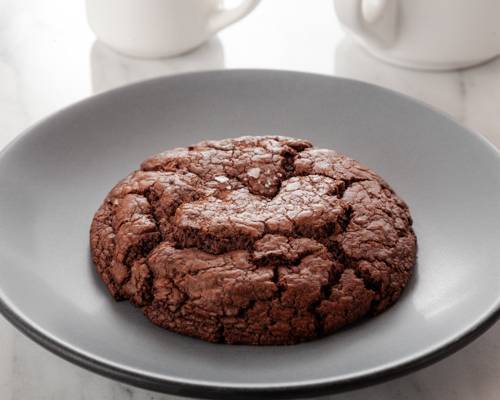 Cookie brownie con sal