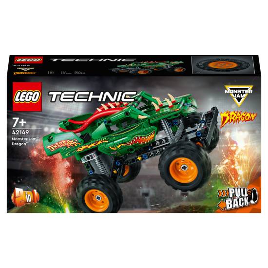 Lego Technic Monster Jam Dragon Truck 2in1 Set 42149 (217 ct)