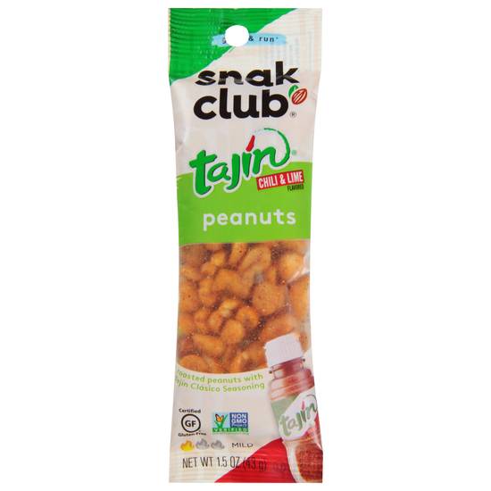 Snak Club Tajin Chili & Lime Peanuts, Mild Clasico (1.5 oz)