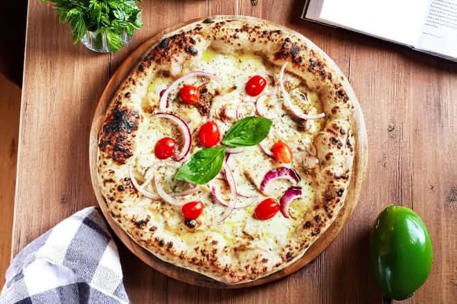 🍕 Pizza Poulet Boursin