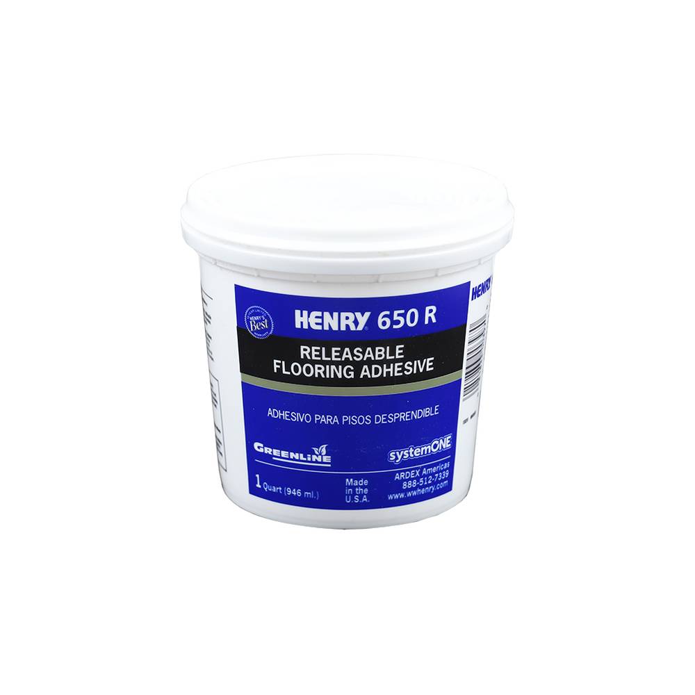 Henry 1-Quart Sheet Vinyl and Carpet Tile Flooring Adhesive | 13231