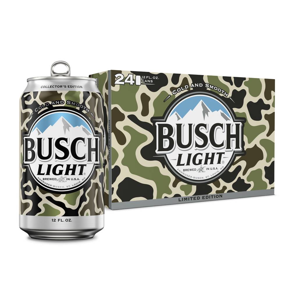 Busch Domestic Light Beer (24 ct, 12 fl oz)