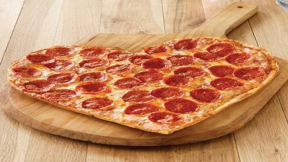 Heart-Shaped Pizza (Small)