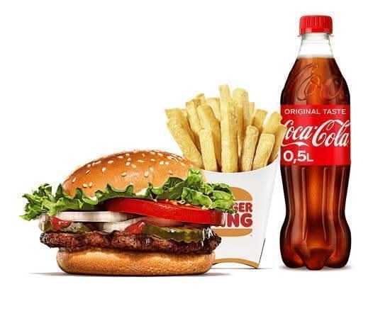Plant-based Whopper Jr.® King Menü