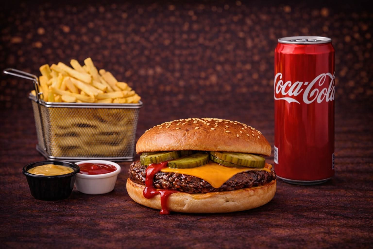 🍔 Menu Classic Cheese | L'Essentiel Juteux & Frites