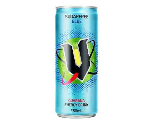 V Can Sugar Free Blue 250ml