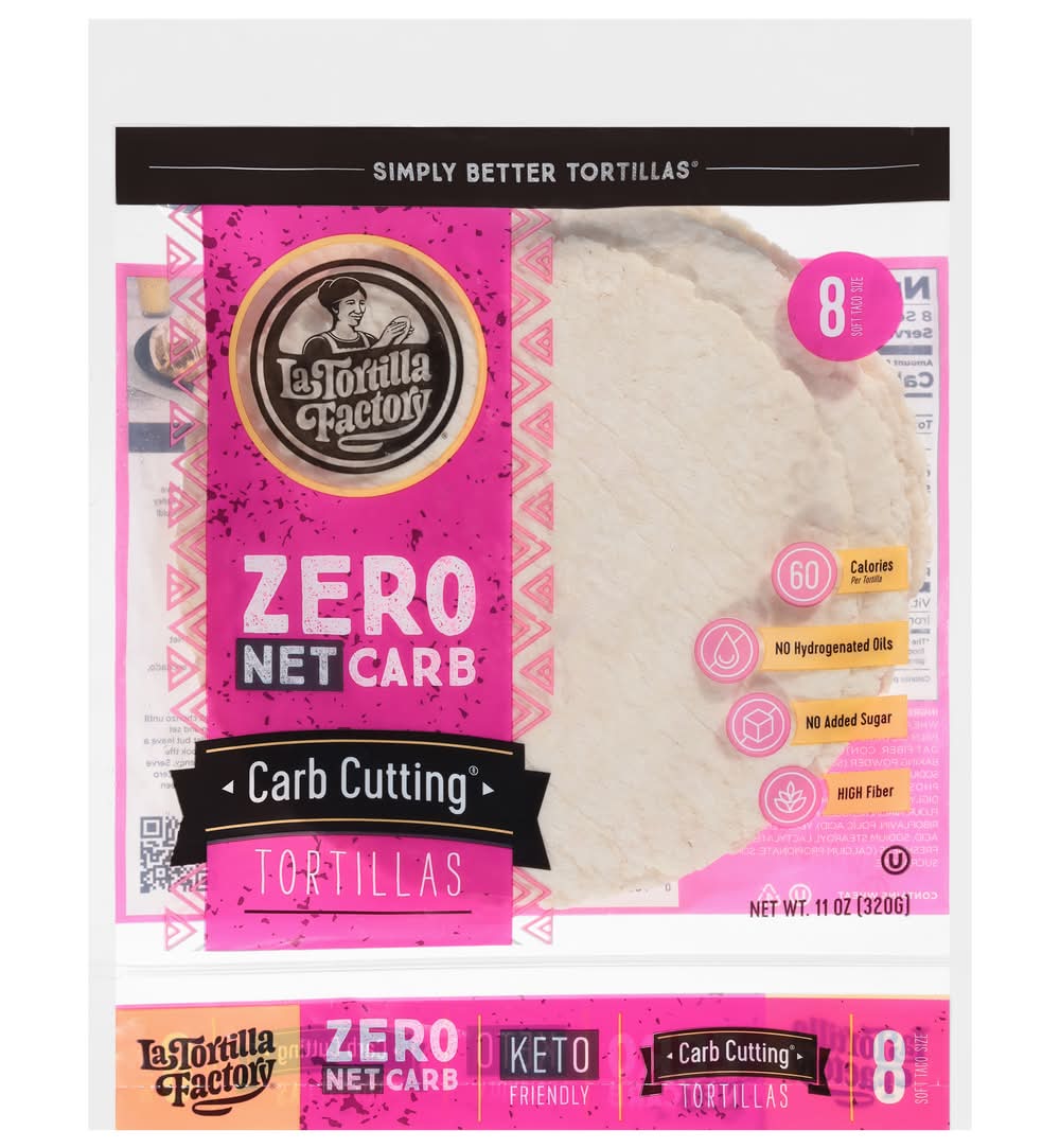 La Tortilla Factory Carb Cutting Tortillas (11 oz, 8 ct)