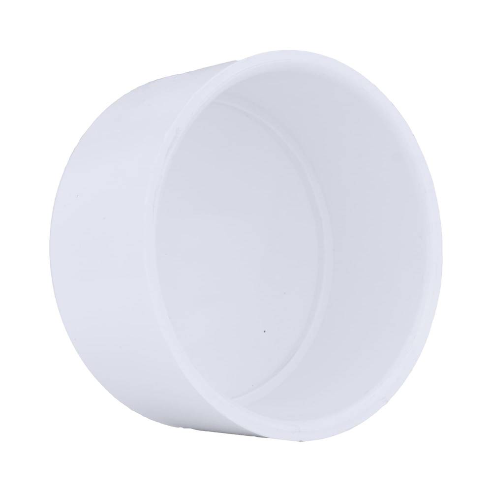 Charlotte Pipe 1-1/2-in Schedule 40 PVC Socket Cap - White (NSF Safety Listed) | PVC 02116  1400