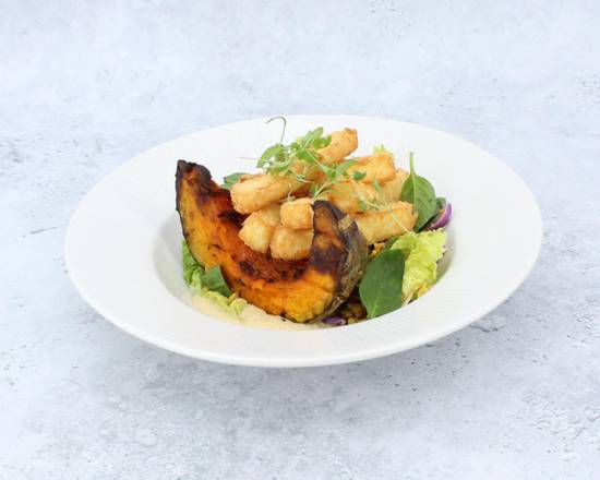 CROWN PRINCE SQUASH & HALLOUMI (V)