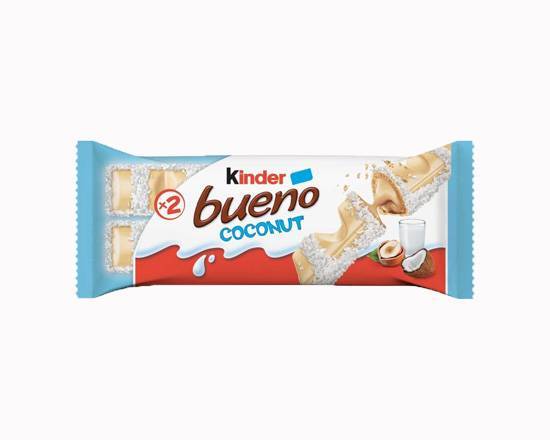 Barre Chocolatée Blanc Coconut KINDER BUENO - Paquet de 45g