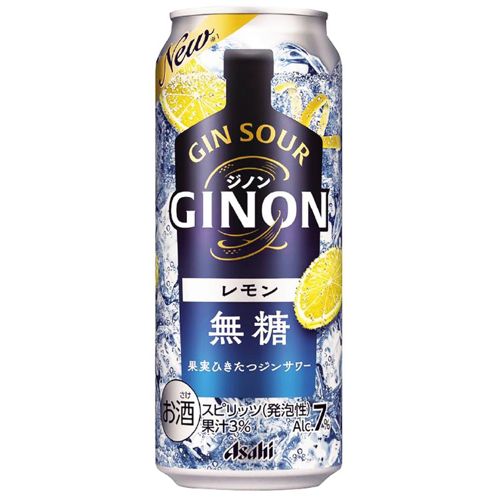 アサヒ　GINON　レモン　無糖/500ml