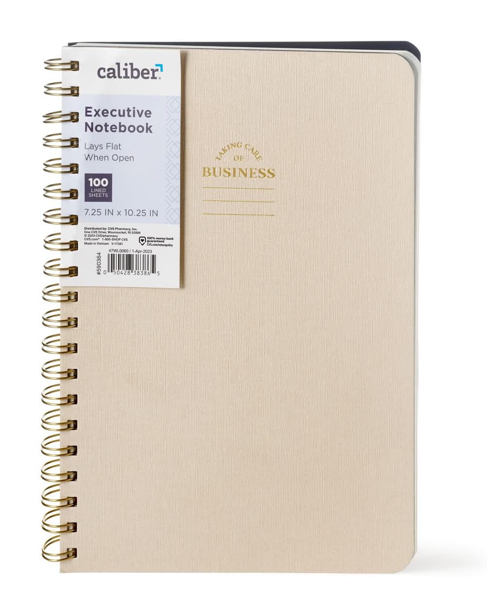 Caliber Executive Notebook, 200 Sheets, Assorted