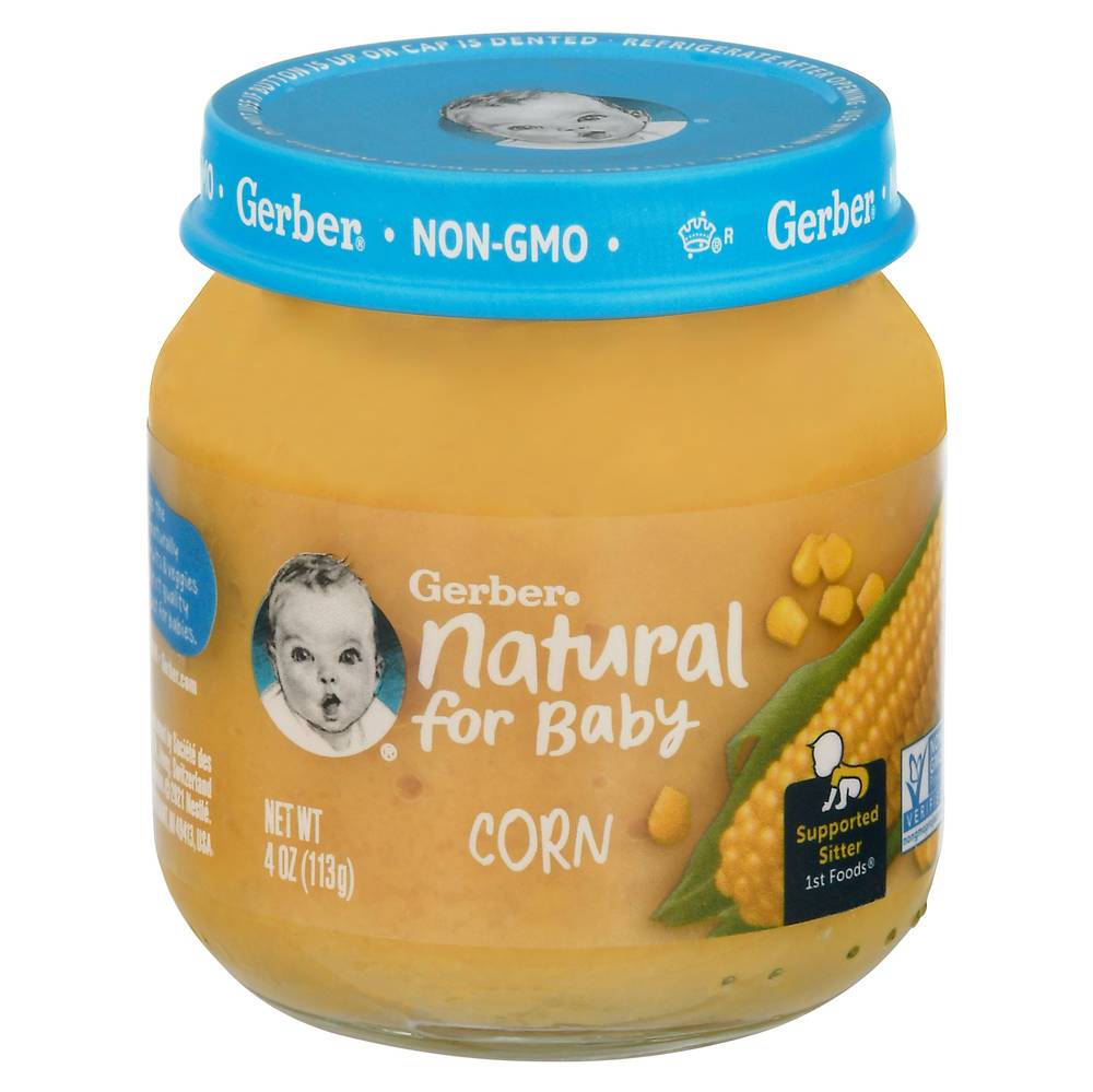 Gerber 1St Foods Natural For Baby Corn Baby Food (4 oz)