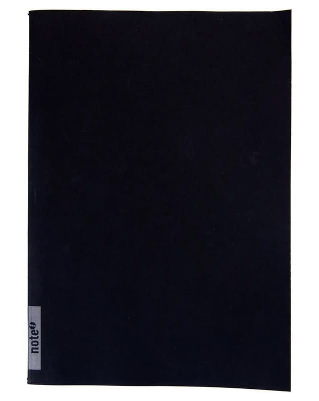 Caderno Agrafado A4 Capa Preta 80 Folhas Preto Note!