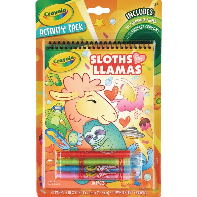 Sloths & Llamas Activity Pad