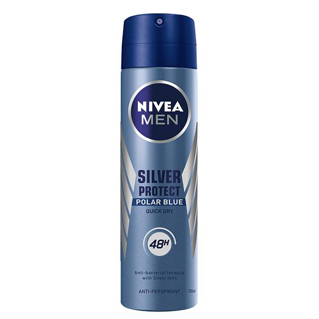 妮維雅 NIVEA 男士止汗爽身噴霧 極限動力系列(極光炫藍)150ml