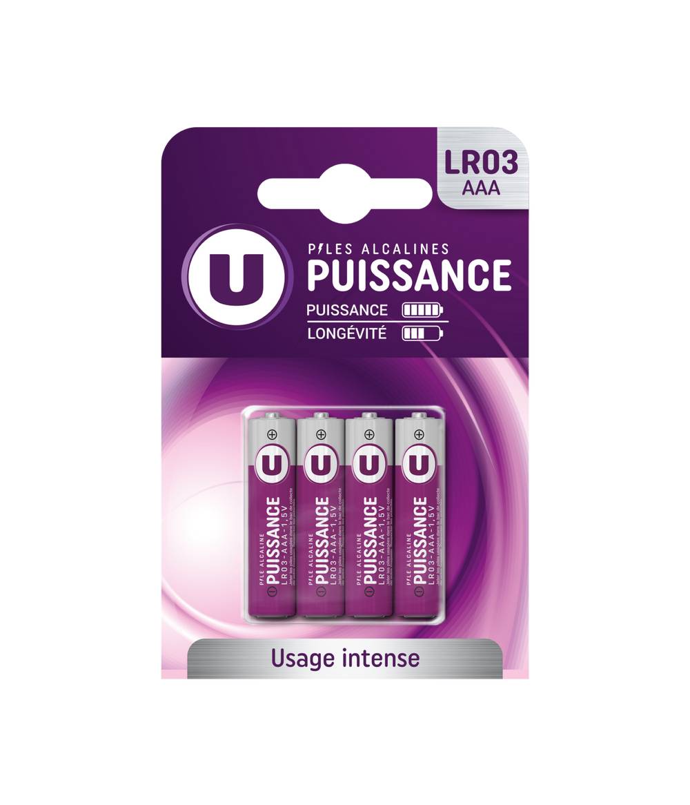 Les Produits U - Piles pissance aaa (4)