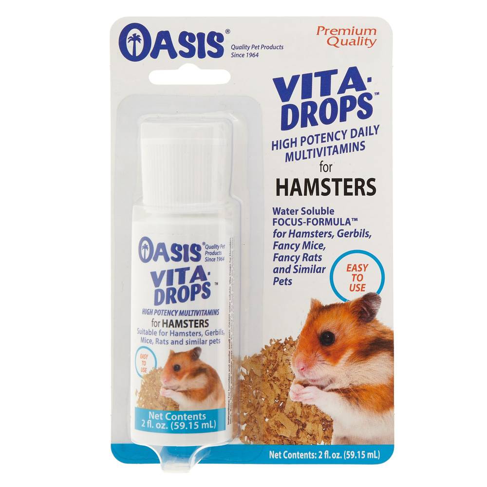 Oasis® Vita-Drops™ High Potency Hamster Daily Multivitamins (Color: Assorted)