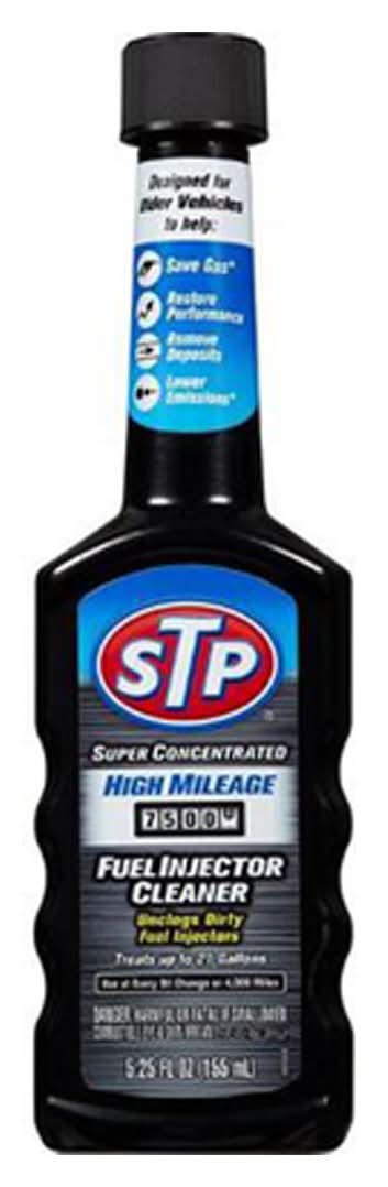 Stp Super Concentrated High Mileage Fuel Injector Cleaner 5.25 Fl Oz