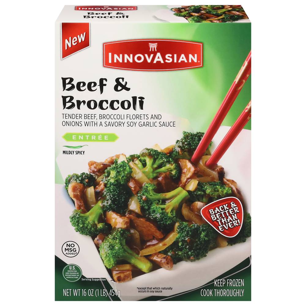 Innovasian Mildly Spicy Beef & Broccoli Entree (16 oz)