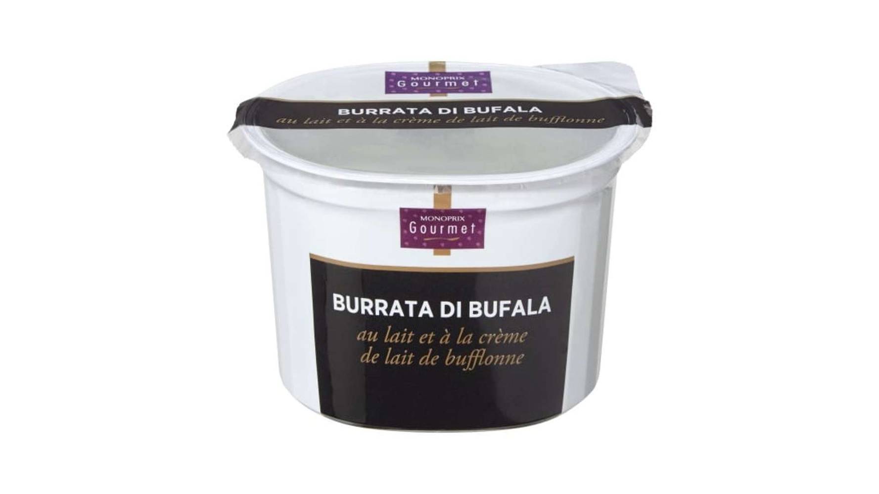Monoprix Gourmet - Burrata di bufala au lait et à la crème de lait de bufflonne