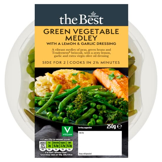 Morrisons The Best Green Vegetable Medley (250g)
