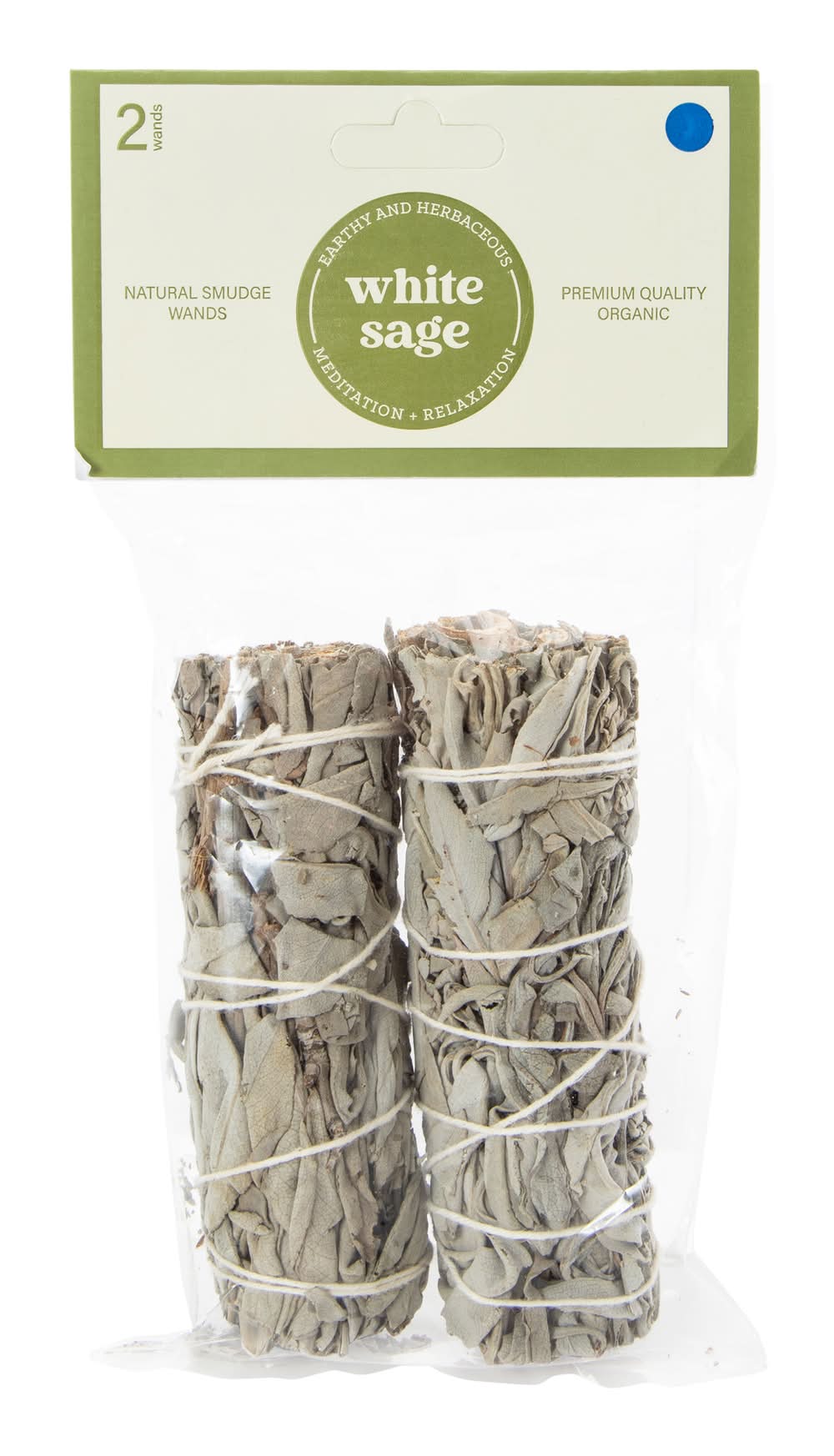 Premium White Sage Smudge Wand 2-Count