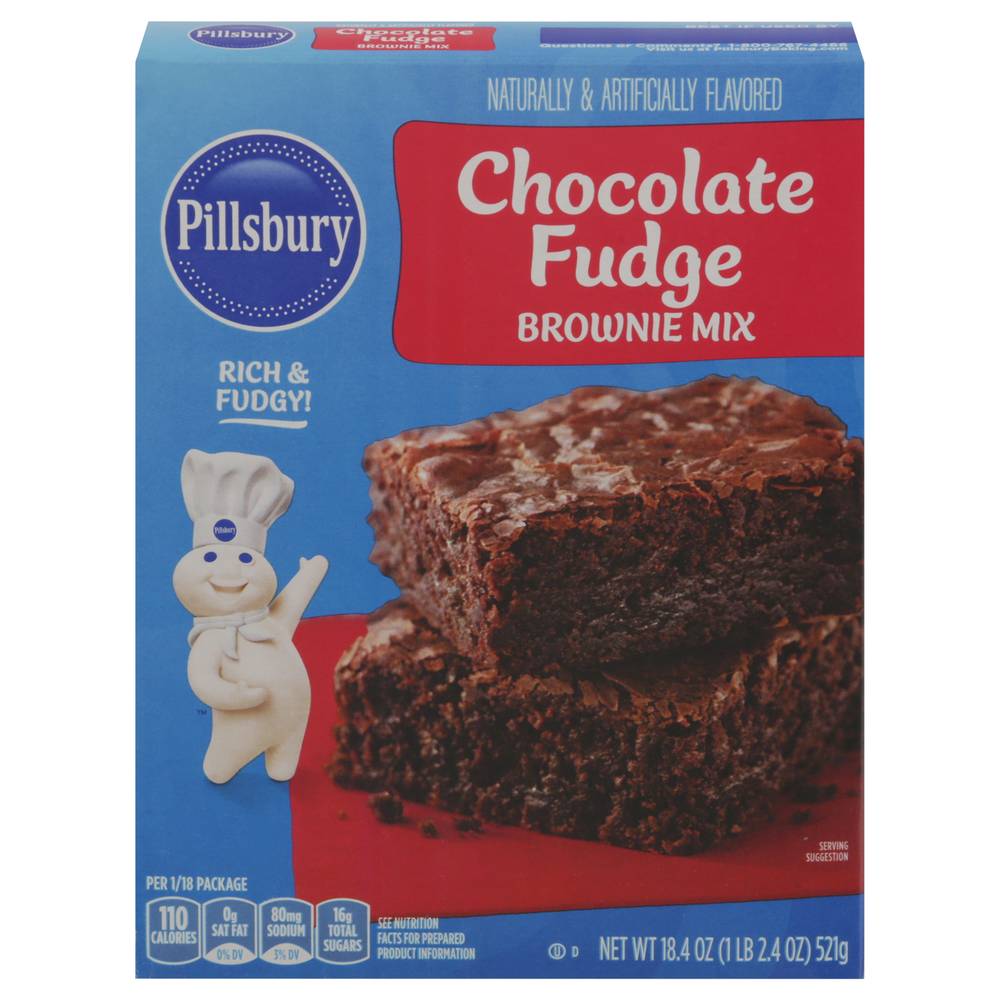 Pillsbury Chacolate Fudge Brownie Mix (18.4 oz)