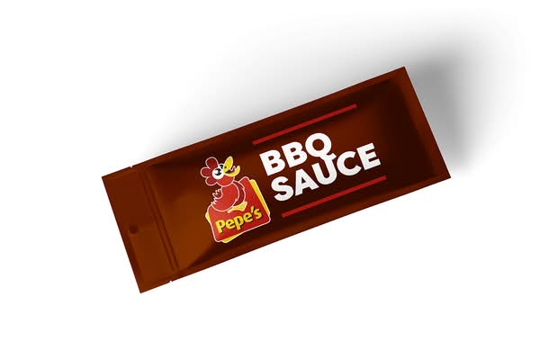 Pepe's Branded BBQ Sauce Sachets