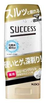 サクセス 薬用シェービングジェル 多枚刃カミソリ用 花王 180g