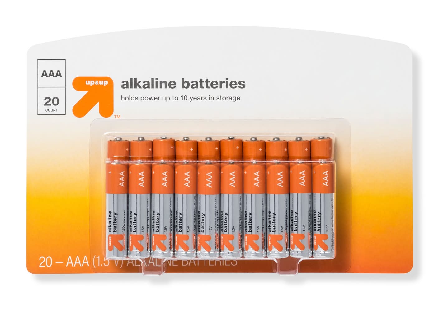 up&up Alkaline Aaa Batteries (20 ct)