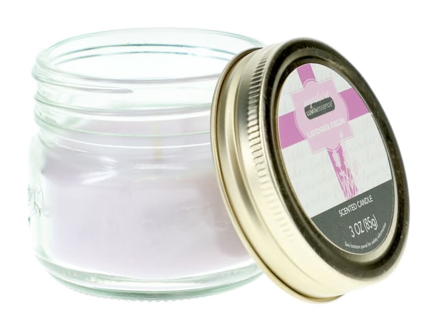 Luminessence Fields Scented Jar Candle, Lavender (3 oz)