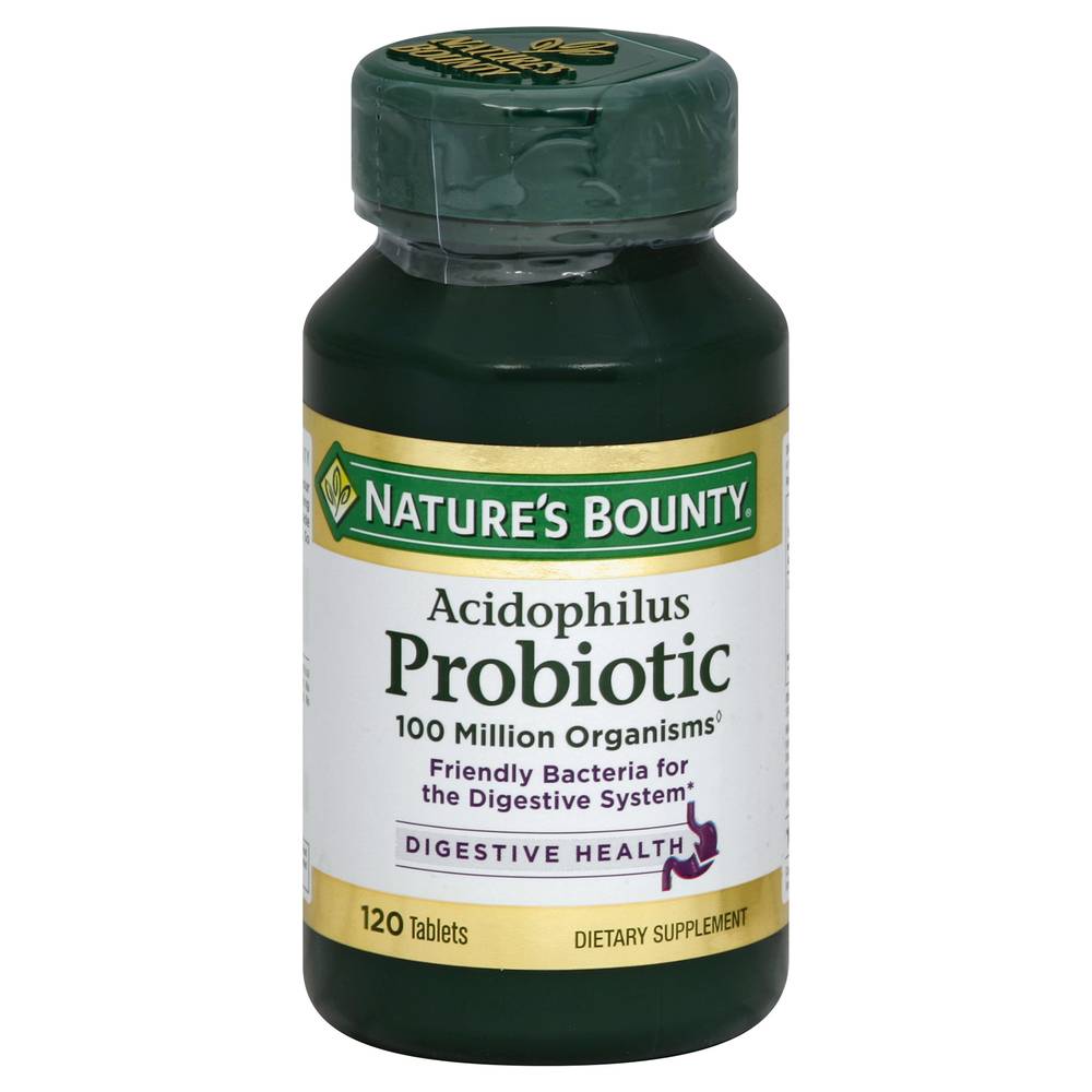 Nature's Bounty Acidophilus Probiotic Dietary Supplement Tablets (24 g)