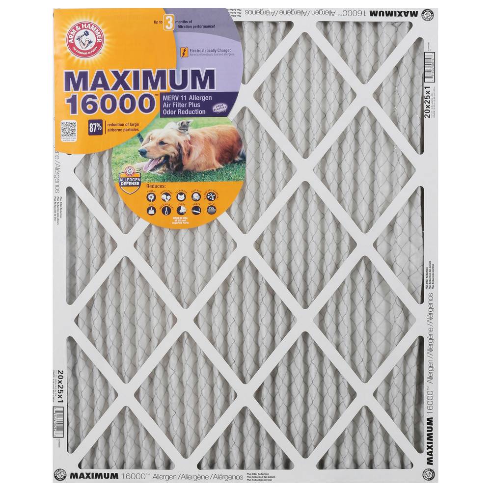 Arm & Hammer Maximum 20x25x1