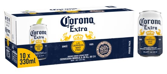 Corona Lager Beer Cans (10 x 330ml)