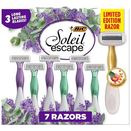 BIC Women's Disposable Razors with Scented Handles Carmel Apple - 7.0 ea