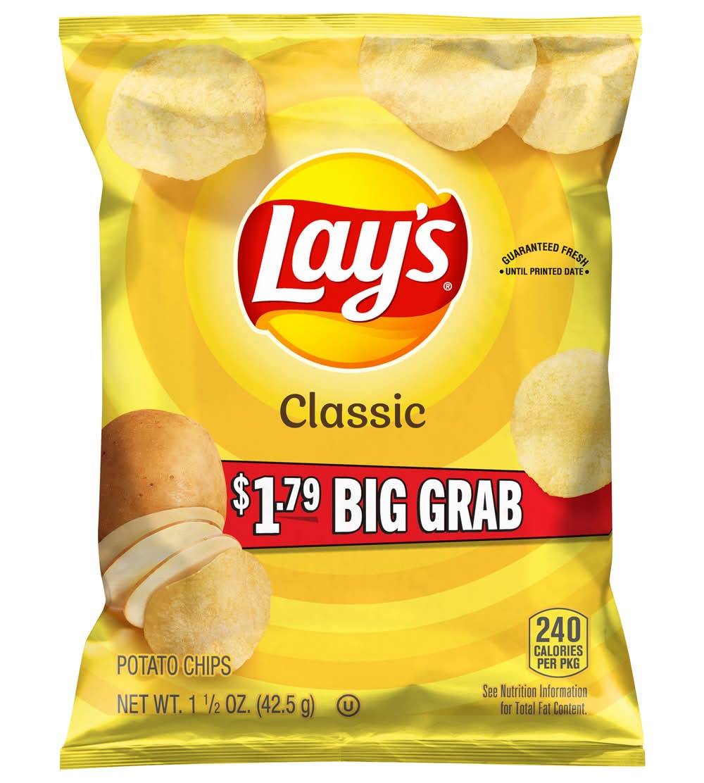 Lay's Potato Chips, Classic (1.5 oz)