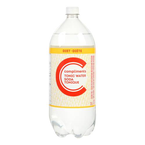 Compliments Tonic Water Soda Diet 2 L (bottle)