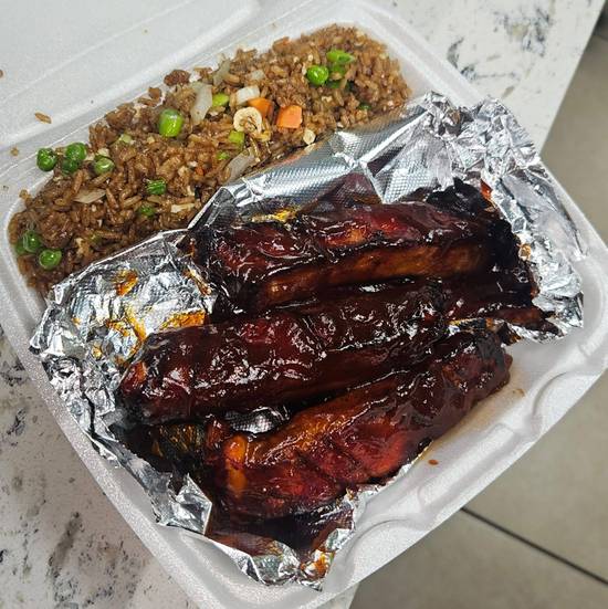 4 BBQ Spare Rib Plate