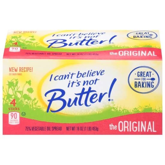 I Can't Believe It's Not Butter! Original Vegetable Oil Spread (4 ct)